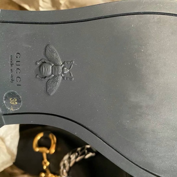 COPY - NWT GUCCI LEATHER CHELSEA BOOTS authentic! - Picture 5 of 12